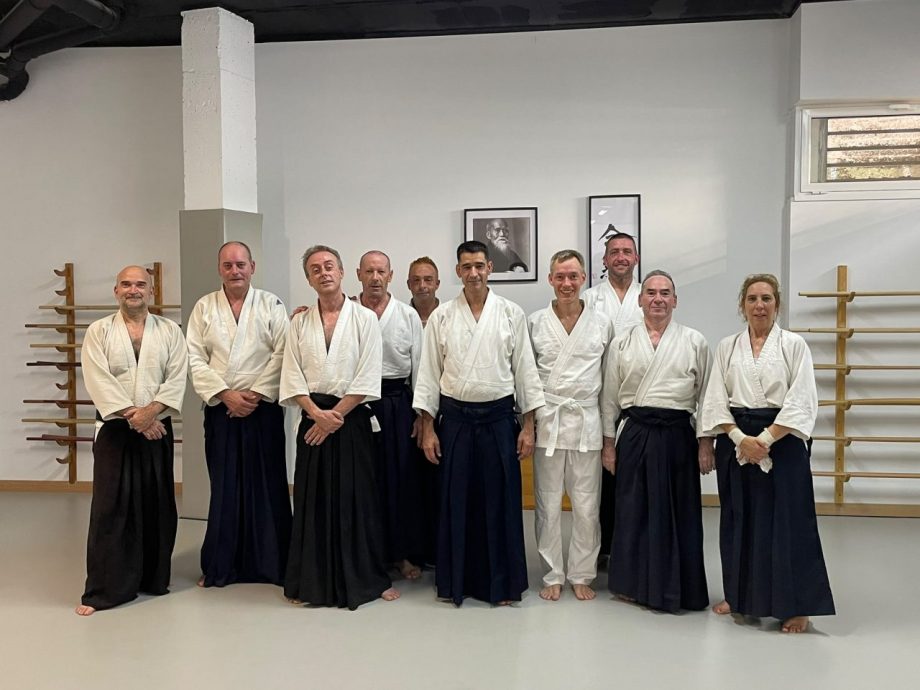 Examen de Kyu de Aikido en Aikidojo Terrassa