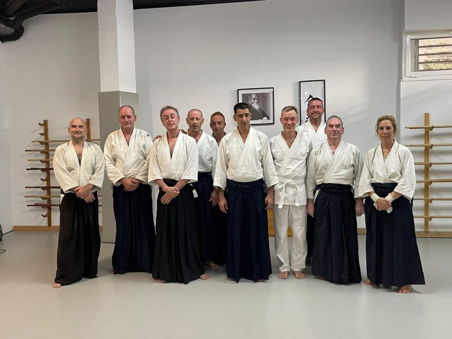 Examen de Kyu de Aikido en Aikidojo Terrassa